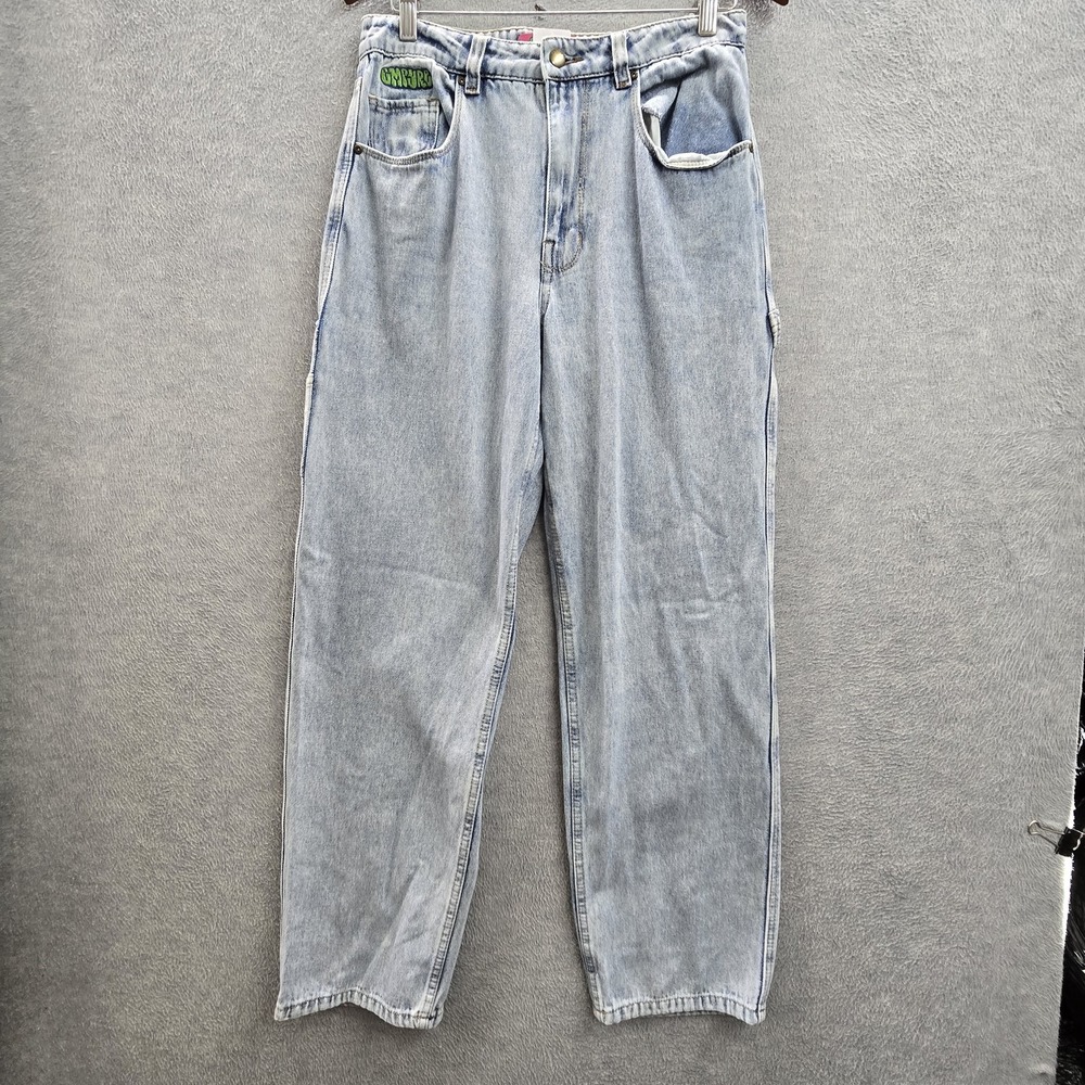 Empyre Women Jeans 8 Light Blue Denim Carpenter Tori Skater Grunge Y2K
